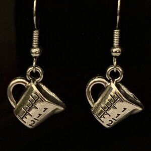 Cooking Earring, Kitchen Earring, Chef Earring, Utensil Earring, Measuring Cup